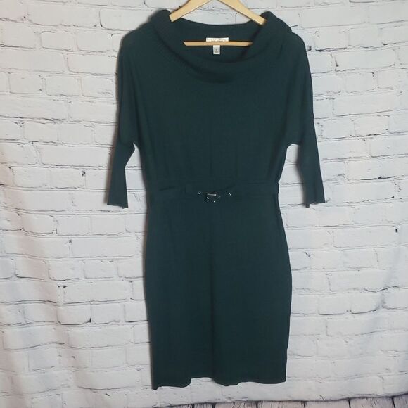 Green Sweater Dress by Dress Barn - Picture 1 of 5